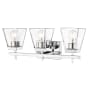 Z-Lite Lauren 3 Light 22" Wide Vanity Light Chrome