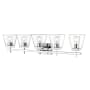 Z-Lite Lauren 5 Light 39" Wide Vanity Light Chrome
