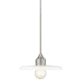 Z-Lite Paloma 14" Wide Pendant with Shade Brushed Nickel
