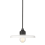 Z-Lite Paloma 14" Wide Pendant with Shade Matte Black