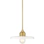 Z-Lite Paloma 14" Wide Pendant with Shade Olde Brass