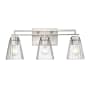 Z-Lite Lyna 3 Light 9" Wide Vanity Light Brushed Nickel
