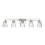 Z-Lite Lyna 5 Light 9" Wide Vanity Light Chrome