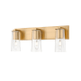 Z-Lite Titus 3 Light 24" Wide Vanity Light Modern Gold