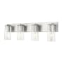 Z-Lite Titus 4 Light 32" Wide Vanity Light Brushed Nickel