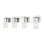 Z-Lite Titus 4 Light 32" Wide Vanity Light Chrome