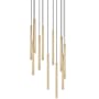 Z-Lite Forest 24" Wide Chandelier Modern Gold