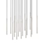 Z-Lite Forest 42" Wide Linear Chandelier Brushed Nickel