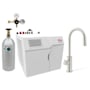 Zip Water HydroTap Arc Plus Boiling, Chilled, and Sparkling Water Dispenser Kit - Includes 120V Command Center, CO2 Regulator and 5lb CO2 Cylinder Brushed Nickel