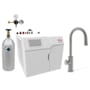 Zip Water HydroTap Arc Plus Boiling, Chilled, and Sparkling Water Dispenser Kit - Includes 120V Command Center, CO2 Regulator and 5lb CO2 Cylinder Gunmetal