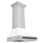 ZLINE Autograph Edition 120 - 400 CFM 30 Inch Wide Outdoor Wall Mounted Range Hood with Push Button Controls Stainless Steel / Matte White / Matte Black