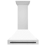 ZLINE Autograph Edition 280 - 700 CFM 36 Inch Wide Outdoor Wall Mounted Range Hood with LED Lights and Cosmetic Handle Stainless Steel / Matte White / Matte Black