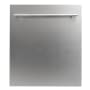 ZLINE 24 Inch Wide 12 Place Setting Built-In Top Control Dishwasher with Smart Wash Technology Stainless Steel