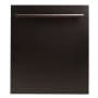 ZLINE 24 Inch Wide 12 Place Setting Built-In Top Control Dishwasher with Smart Wash Technology Oil-Rubbed Bronze