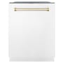 White Matte / Gold