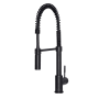 ZLINE Sierra 1.8 GPM Single Hole Pre Rinse Kitchen Sink Faucet Matte Black