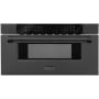 ZLINE 30 Inch Wide 1.2 Cu. Ft. 1000 Watt Drawer Microwave with Auto-Touch Open / Close Black Stainless Steel