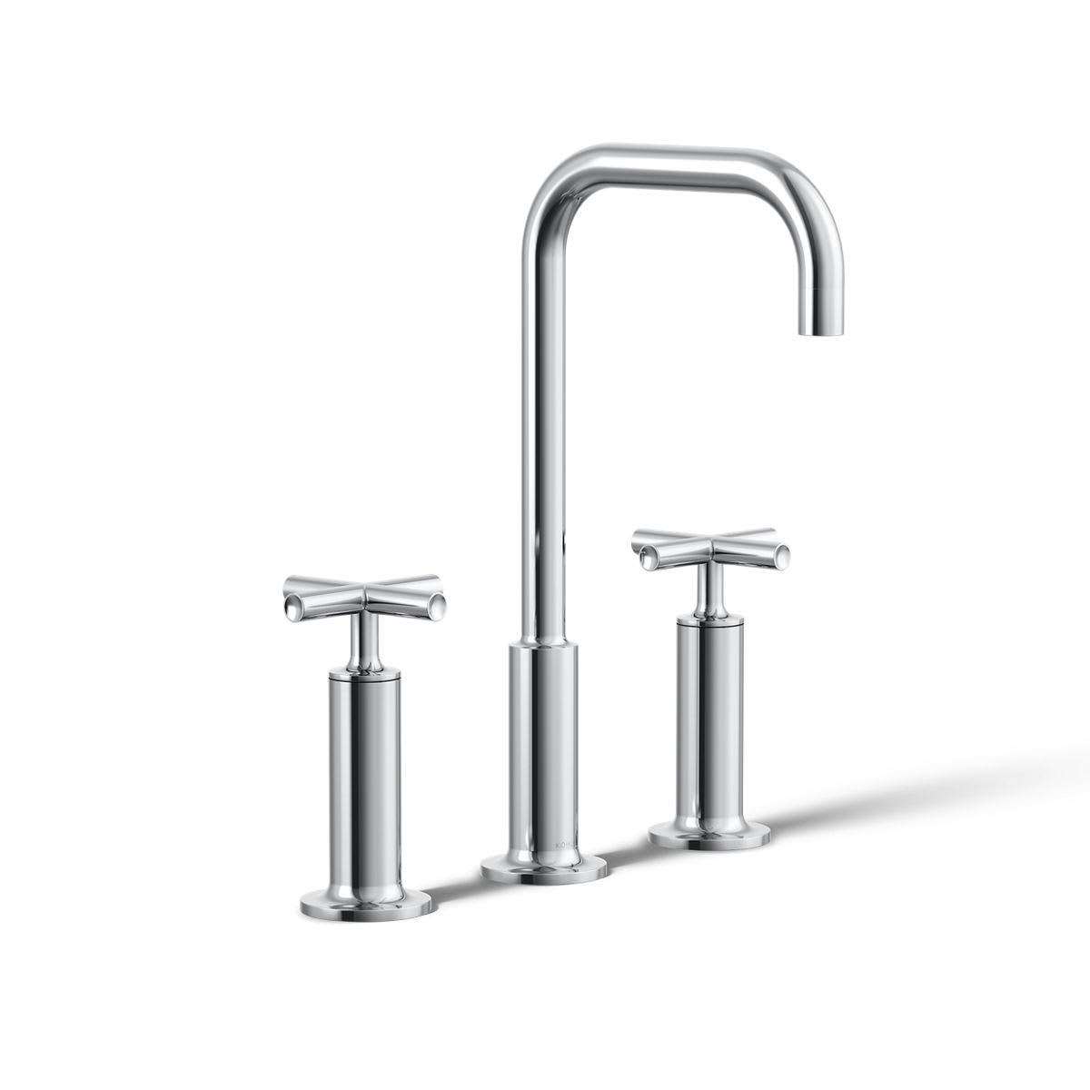 Purist 1.2 GPM Widespread Bathroom Faucet with Pop-Up Drain Assembly