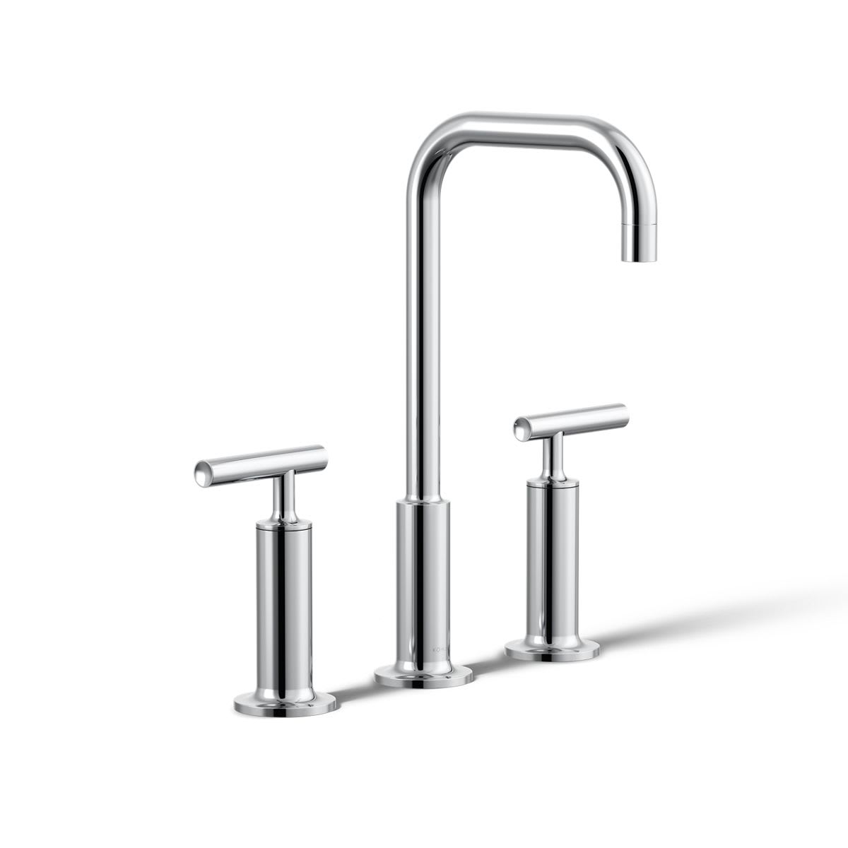 Purist 1.2 GPM Widespread Bathroom Faucet with Pop-Up Drain Assembly