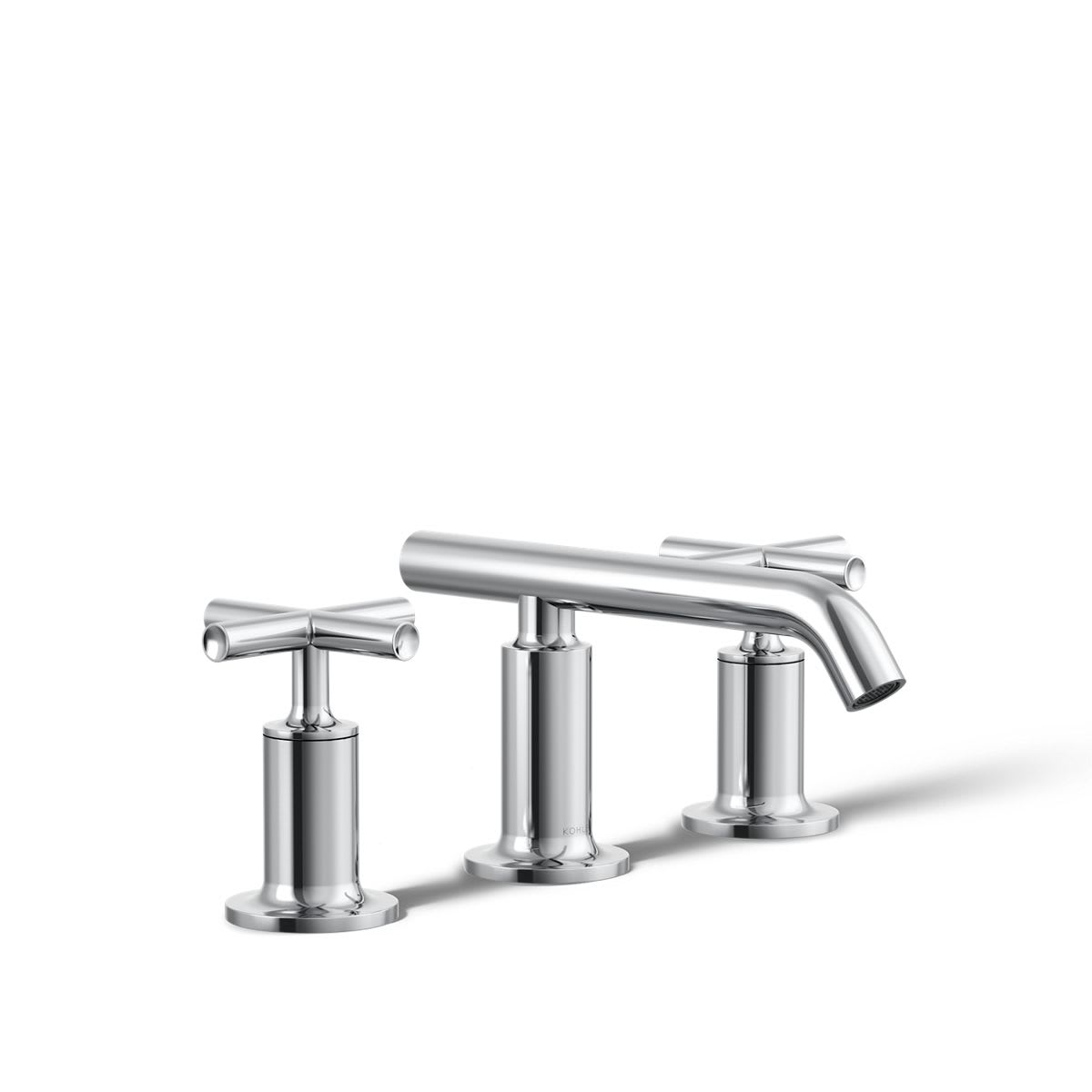 Purist 1.2 GPM Widespread Bathroom Faucet with Pop-Up Drain Assembly