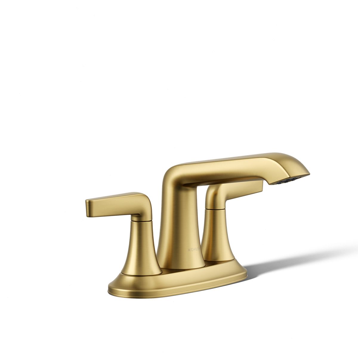 Tempered 1.2 GPM Centerset Bathroom Faucet with Pop-Up Drain Assembly