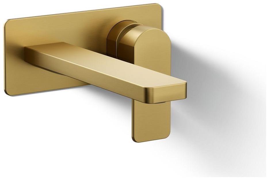 Parallel 1.2 GPM Wall Mounted Centerset Bathroom Faucet