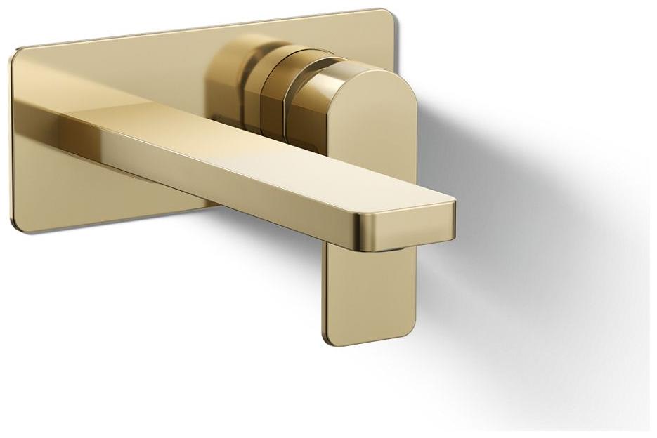 Parallel 1.2 GPM Wall Mounted Centerset Bathroom Faucet