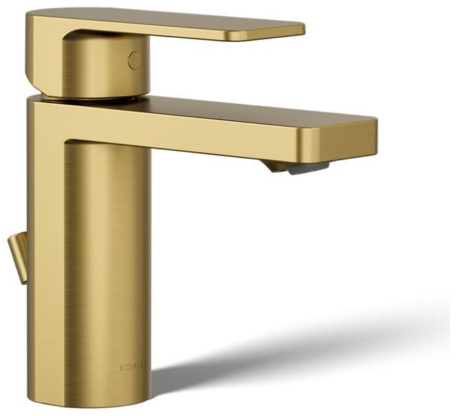 Parallel 0.5 GPM Single Hole Bathroom Faucet