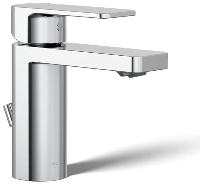 Parallel 0.5 GPM Single Hole Bathroom Faucet