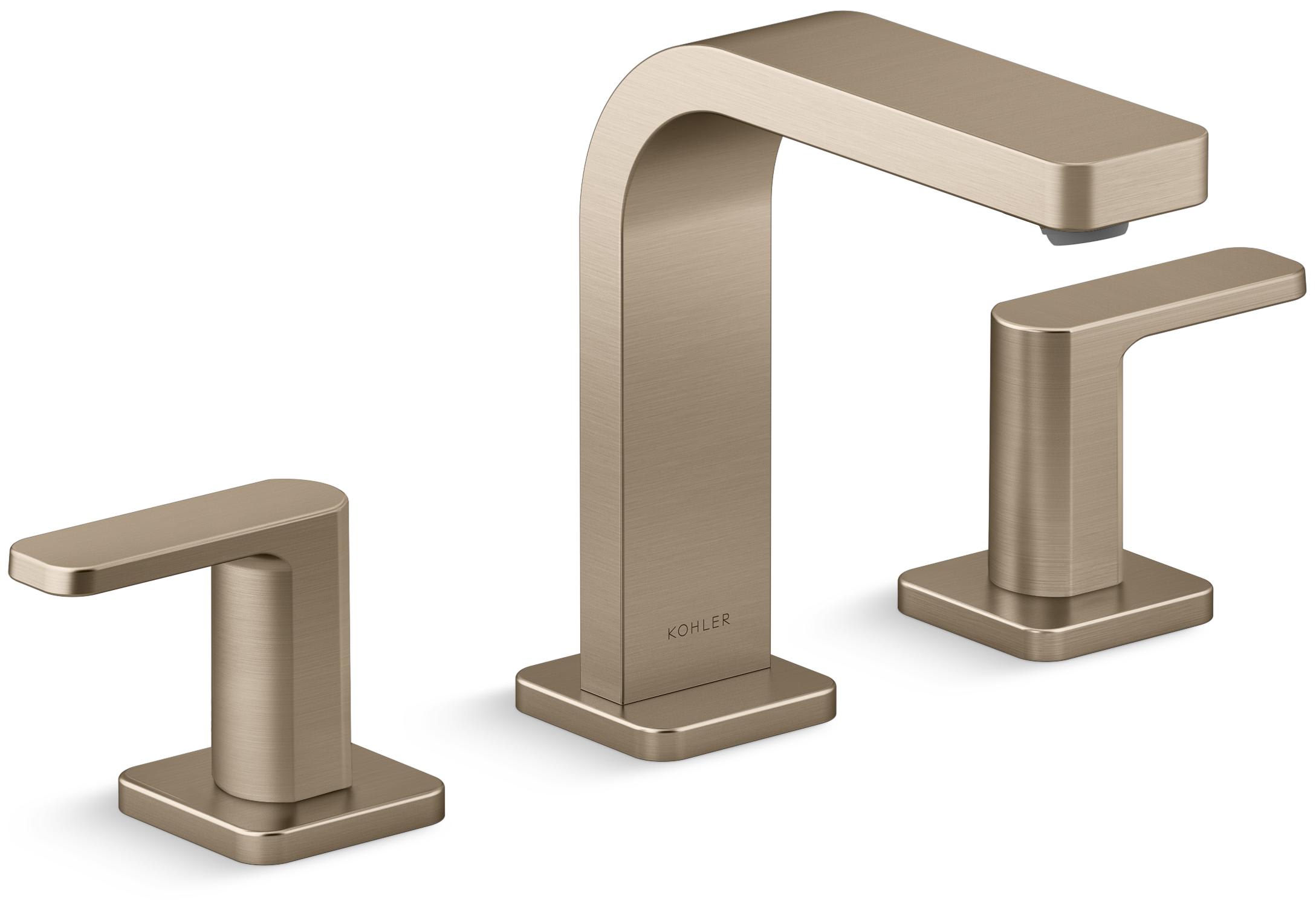 Parallel 1.2 GPM Widespread Bathroom Faucet with Pop-Up Drain Assembly