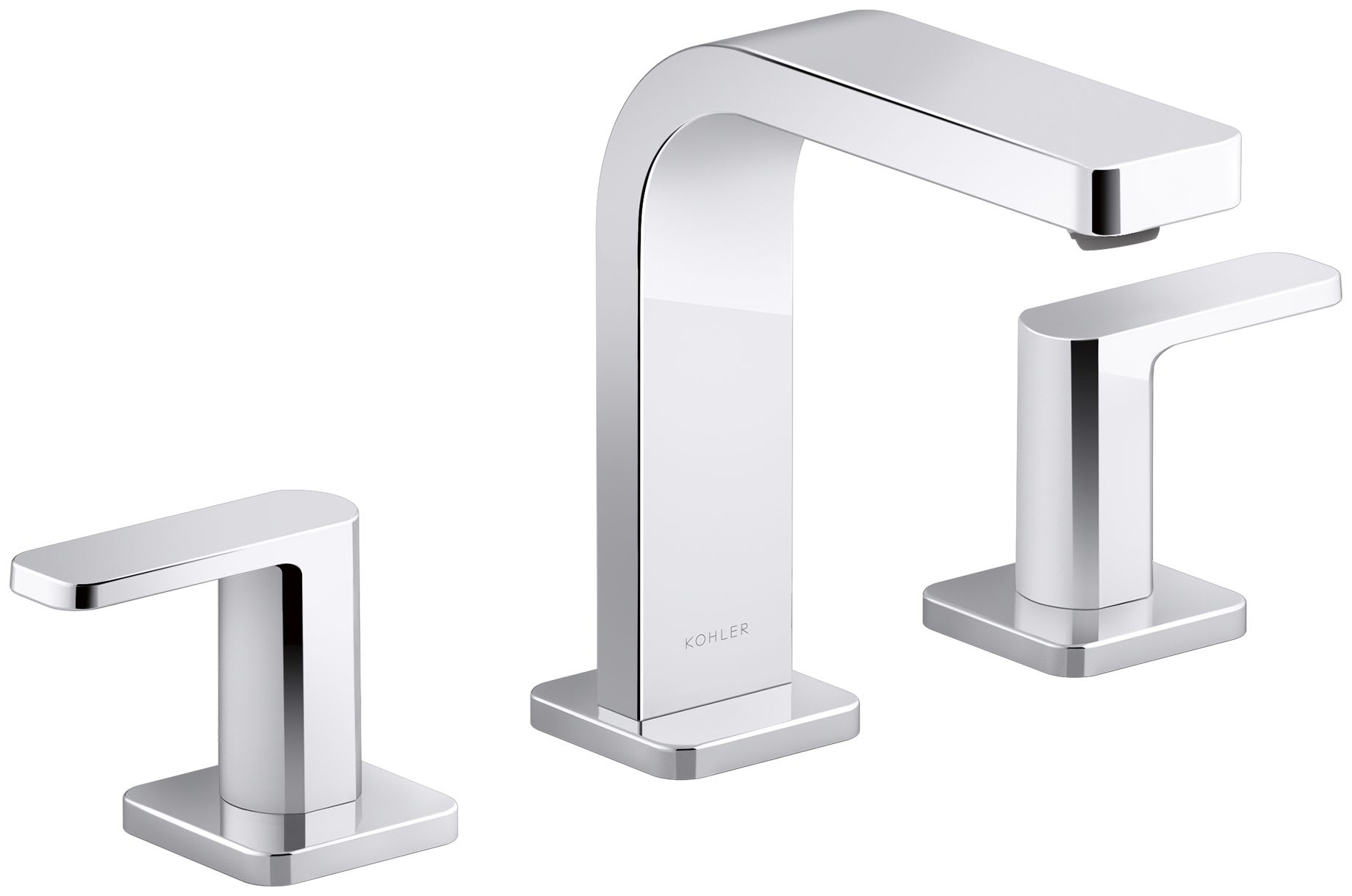Parallel 1.2 GPM Widespread Bathroom Faucet with Pop-Up Drain Assembly