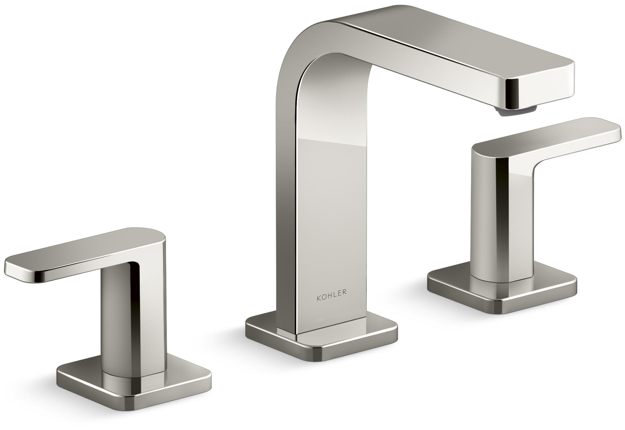 Parallel 1.2 GPM Widespread Bathroom Faucet with Pop-Up Drain Assembly
