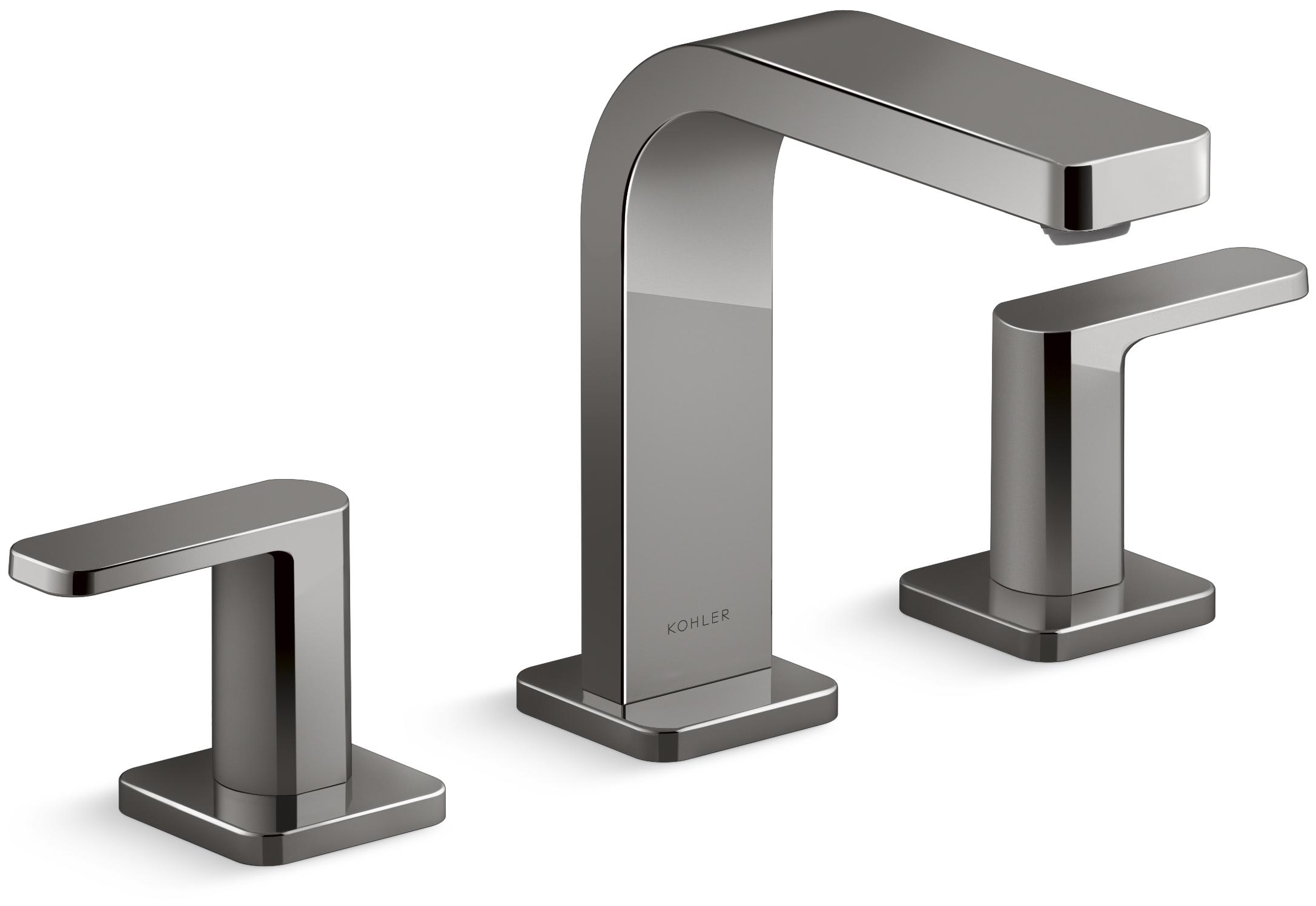 Parallel 1.2 GPM Widespread Bathroom Faucet with Pop-Up Drain Assembly