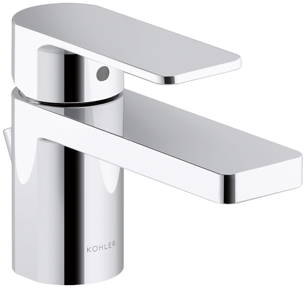 Parallel 1.2 GPM Single Hole Bathroom Faucet with Pop-Up Drain Assembly