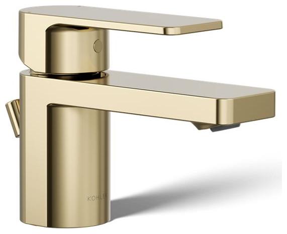 Parallel 1.0 GPM Single Hole Bathroom Faucet with Pop-Up Drain Assembly