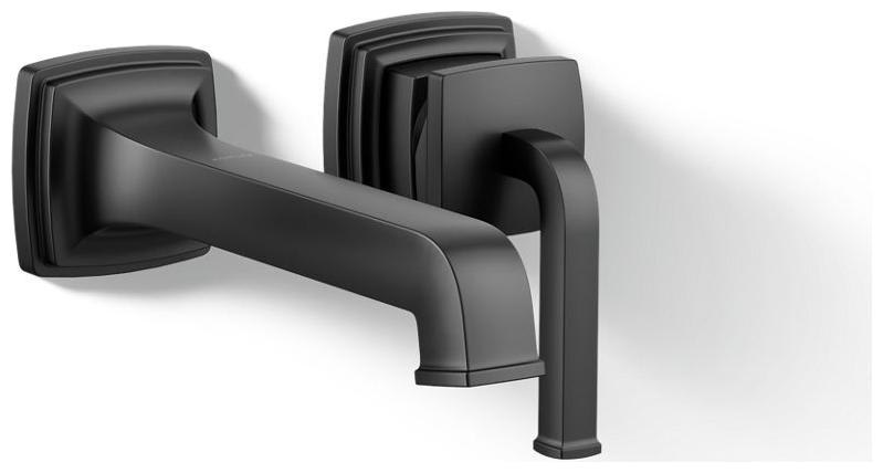Riff 1.2 GPM Wall Mounted Widespread Bathroom Faucet