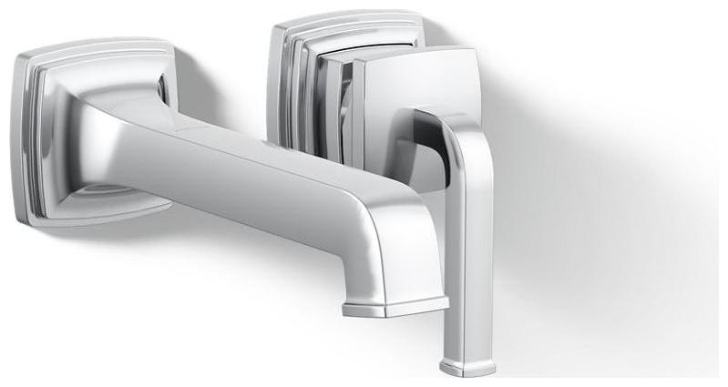 Riff 1.2 GPM Wall Mounted Widespread Bathroom Faucet