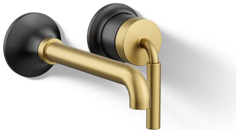 Tone 1.2 GPM Wall Mounted Widespread Bathroom Faucet