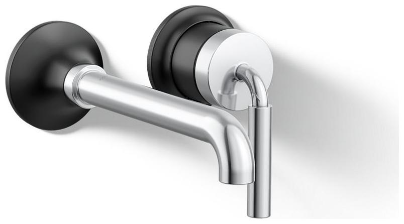 Tone 1.2 GPM Wall Mounted Widespread Bathroom Faucet