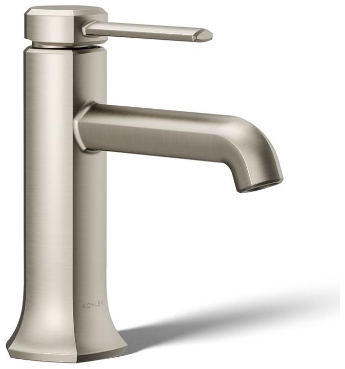 Occasion 0.5 GPM Single Hole Bathroom Faucet with Pop-Up Drain Assembly