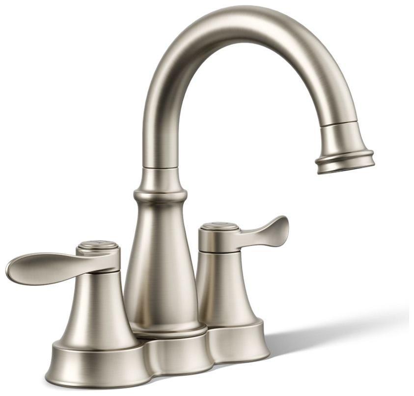 Bellera 0.5 GPM Centerset Bathroom Faucet with Clicker Drain Assembly