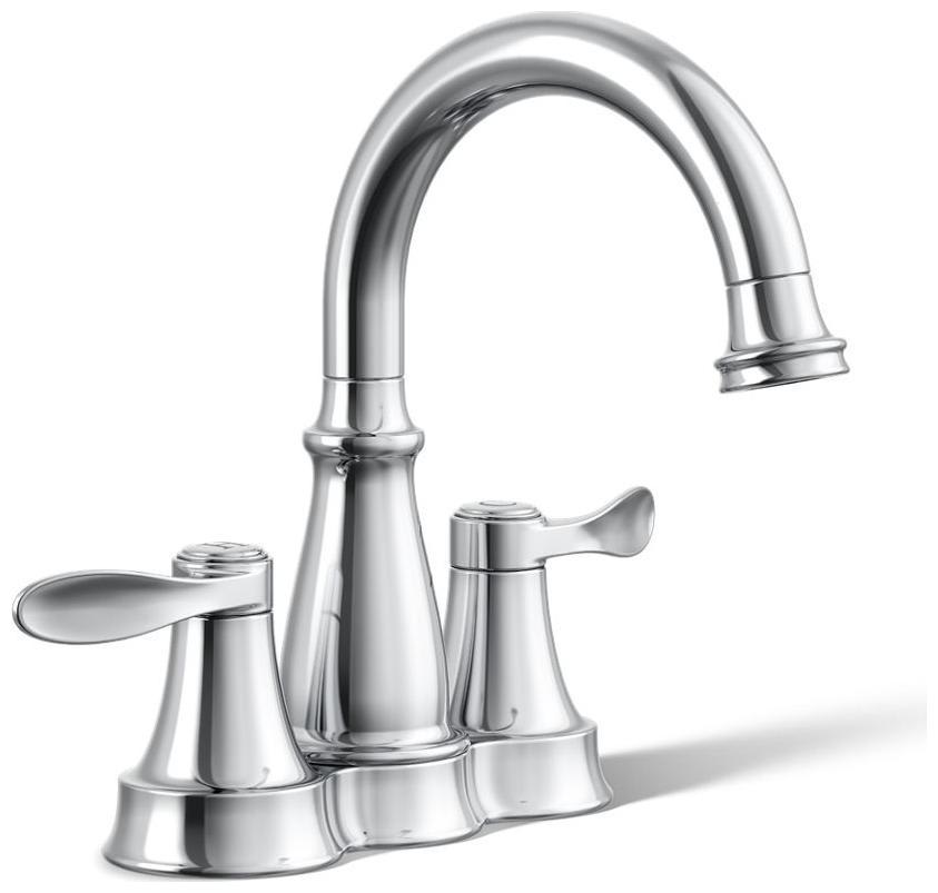Bellera 0.5 GPM Centerset Bathroom Faucet with Clicker Drain Assembly