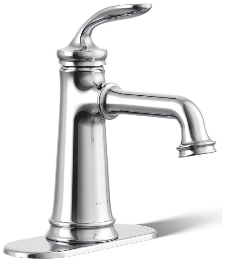 Bellera 1.2 GPM Single Hole Bathroom Faucet with Clicker Drain Assembly