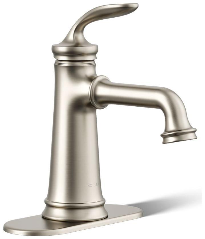 Bellera 0.5 GPM Single Hole Bathroom Faucet with Clicker Drain Assembly