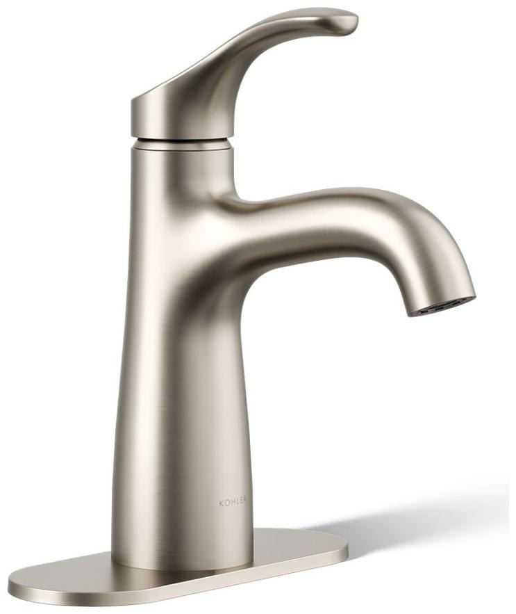 Simplice 1.2 GPM Single Hole Bathroom Faucet with Clicker Drain Assembly