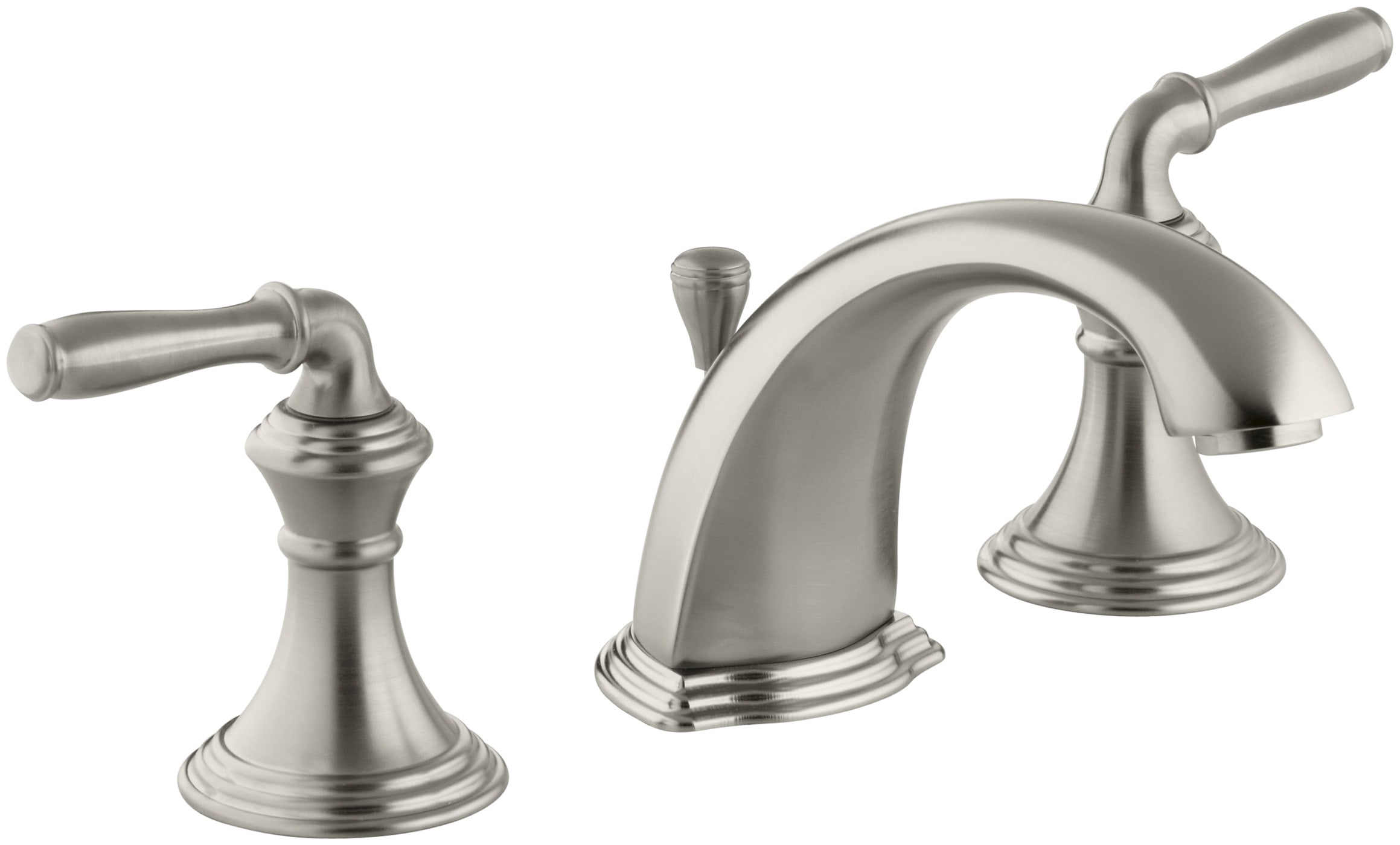Devonshire Widespread Bathroom Faucet with UltraGlide Valve and Quick Mount Technology – Free Metal Pop-Up Drain Assembly with Purchase