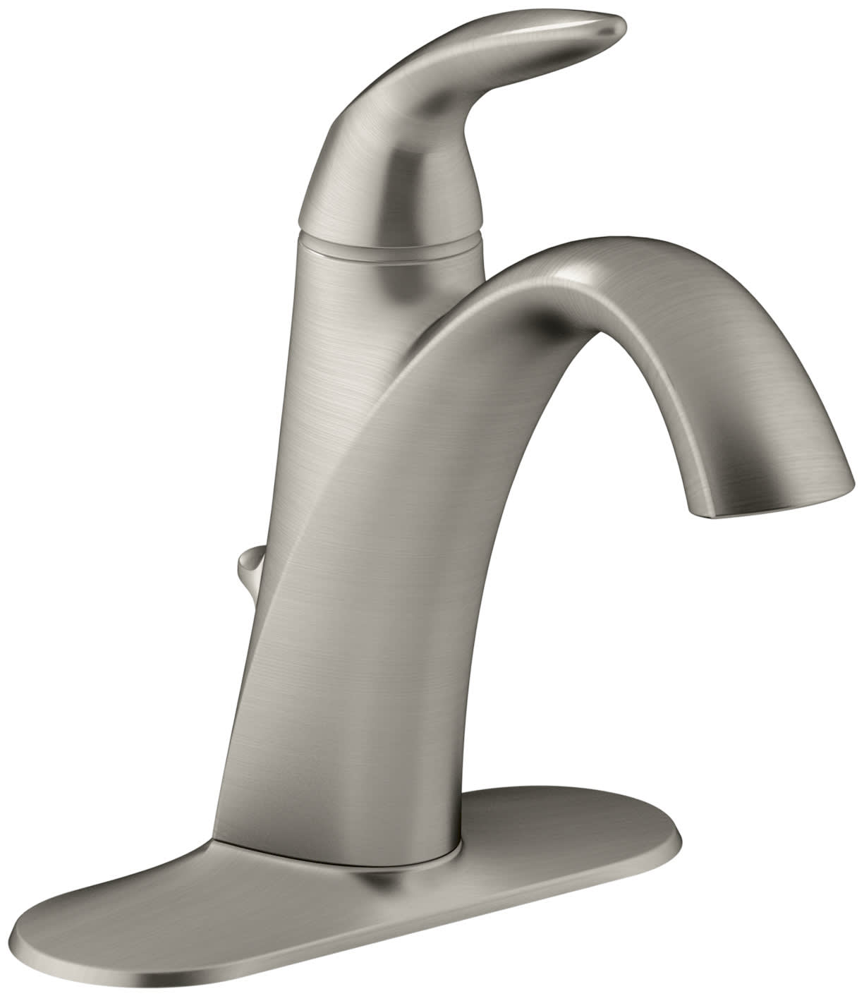Alteo Single Hole Bathroom Faucet with Pop Up Drain Assembly Included