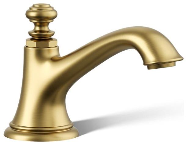 Artifacts 1.2 GPM Widespread Bathroom Faucet with Clicker Drain Assembly – Less Handles