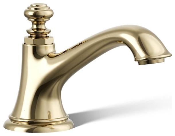 Artifacts 1.2 GPM Widespread Bathroom Faucet with Clicker Drain Assembly – Less Handles