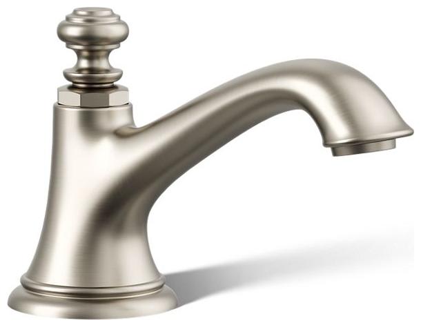 Artifacts 1.2 GPM Widespread Bathroom Faucet with Clicker Drain Assembly – Less Handles